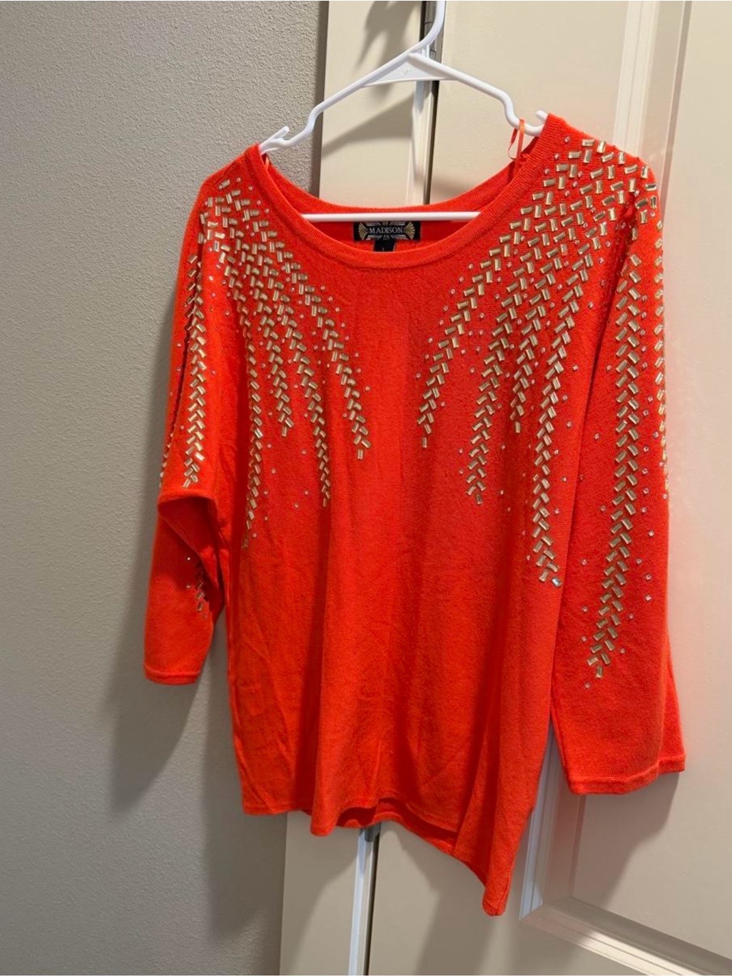 Madison Orange Blouse